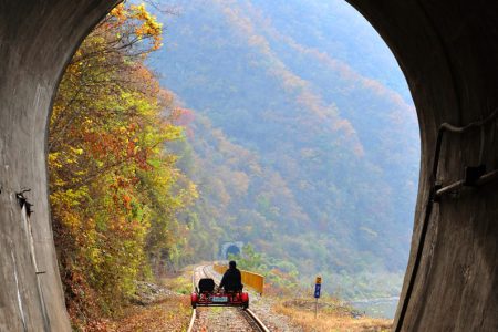 Gangchon Rail Bike (Kim Yu-jeong Station)